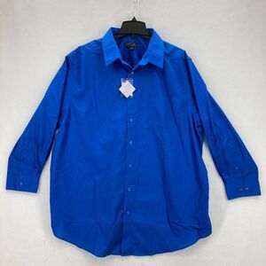 King Size Signature Dress Shirt Mens‎ 19 Long Sleeve Wrinkle Free Button Up NWT